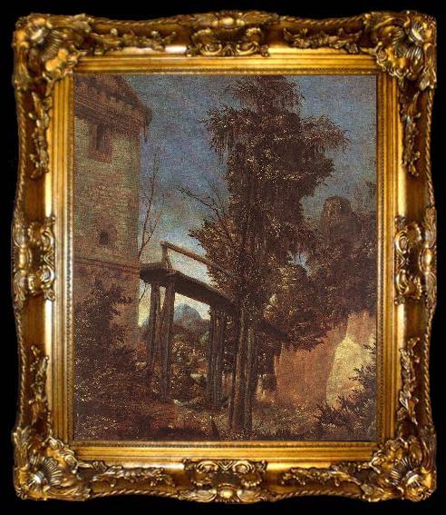 framed  ALTDORFER, Albrecht Landscape with Path, ta009-2